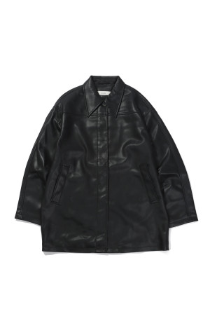 Ecoleather Over Jacket - BLACK (62620105)
