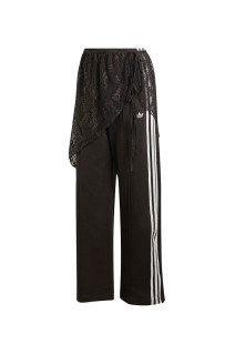 2IN1 LACE FIREBIRD LOOSE TRACK PANTS - NIGHT BROWN (LG4275)