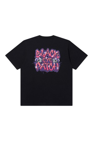 CROSSBONES SMALL OG GRAFFITI TEE - BLACK (BEPSS26TE40)
