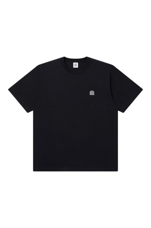 SMALL OG LABEL HEAVYWEIGHT TEE - BLACK (BEPSS26TE44)