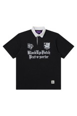 PRET-A-PORTER S/S RUGBY SHIRT - BLACK (BEPSS26TP23)