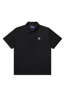 SMALL OG VELOUR PULLOVER S/S SHIRT - BLACK (BEPSS26TP30)