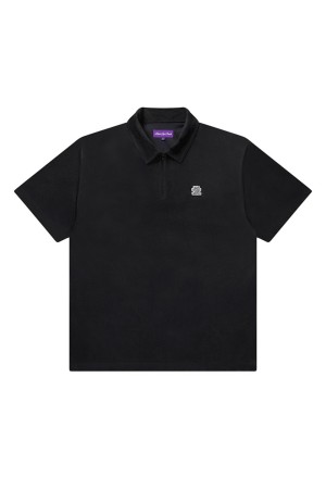 SMALL OG VELOUR PULLOVER S/S SHIRT - BLACK (BEPSS26TP30)