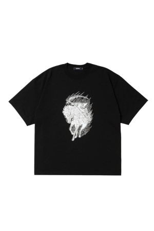 Pima Cotton S/S Tee (Reaper) - Pure Black (ABCAW26CT06)