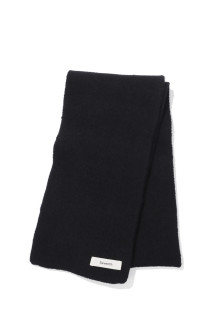 WOOL KNIT DUVET SCARF - GRANITE GRAIN (A250105)