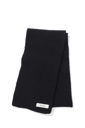 WOOL KNIT DUVET SCARF - GRANITE GRAIN (A250105)
