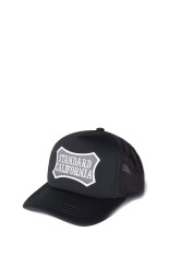 SD Basic Logo Patch Mesh Cap - Black