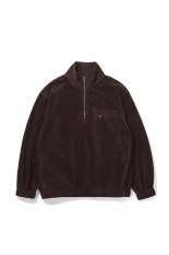 Tourist Fine Fleece Half Zip-up - KHAKI BROWN (AOFWTS003)