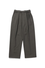 Structure Curved Slacks - KHAKI BROWN (AOFFPT003)