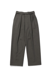 Structure Curved Slacks - KHAKI BROWN (AOFFPT003)
