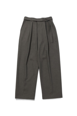 Structure Curved Slacks - KHAKI BROWN (AOFFPT003)