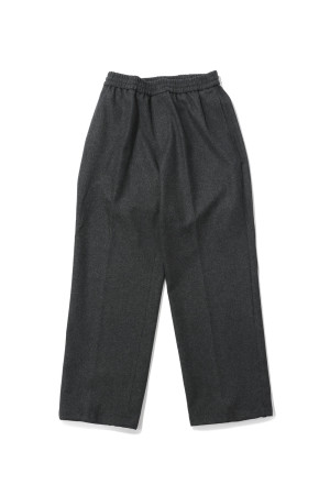 Cashmere Banding Easy Pants - HEATHER CHARCOAL (AOFFPT012)