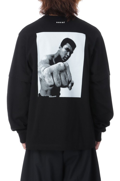 Muhammad Ali L/S T-Shirt - BLACK 001 (26-01158S) | セレクト