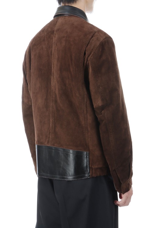 Suede Blouson - BROWN 601 (26-04052M) | セレクトショップ