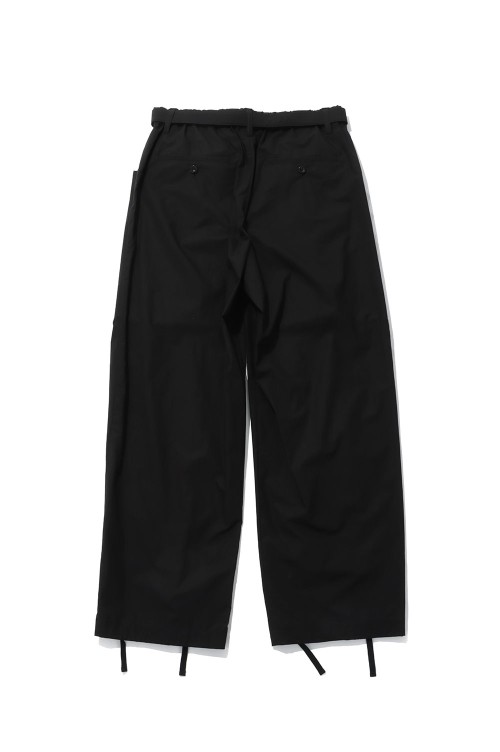 Cotton Typewriter Pants - BLACK 001 (26-04043M) | セレクトショップ
