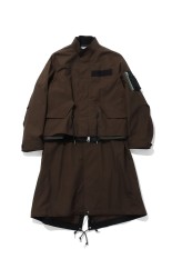 Suvin Cotton Melton P Coat - BLACK (COLM-119) | セレクトショップ