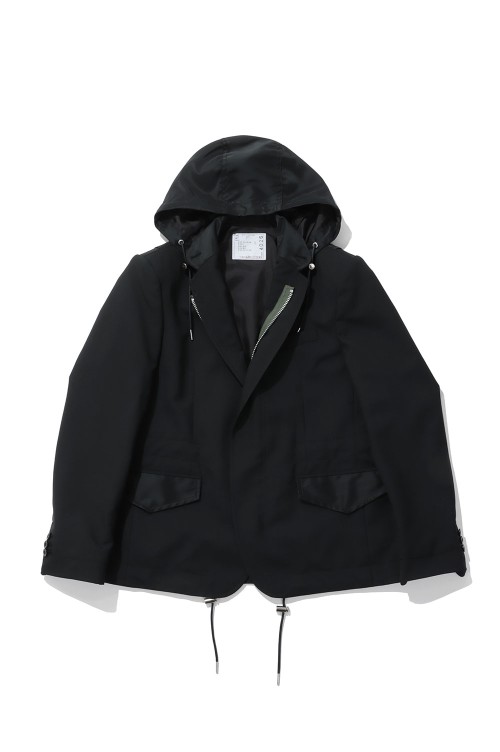 Suiting x Nylon Twill Jacket - BLACK 001 (26-04026M) | セレクト