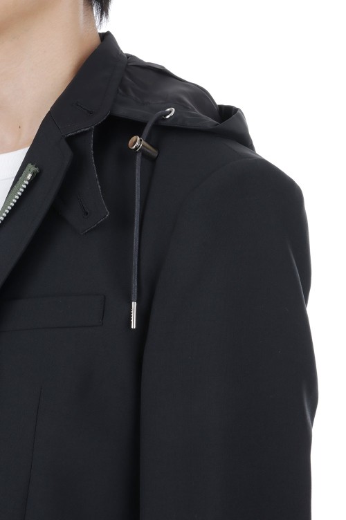 Suiting x Nylon Twill Jacket - BLACK 001 (26-04026M) | セレクト