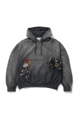 PHANTOM FRAYED HOODIE - BLACK (25AW34CS397) | セレクトショップ