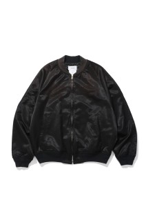 THREADLESS AIR EMBROIDERY SOUVENIR JACKET - BLACK (26AW28BL263)