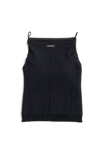 Sheer Hem Cup-In Cami -BLACK (31261415616)