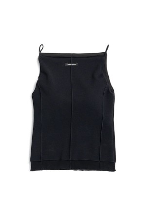 Sheer Hem Cup-In Cami -BLACK (31261415616)