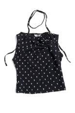 Rose Motif Ripple Top -MLUTI (31261416211)