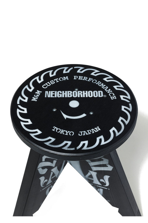 NH X M&M . STOOL-2 / BLACK (262MWMMN-AC03) | セレクトショップ