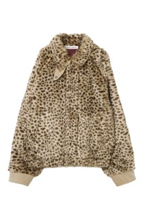 lame leopard fur blouson - One Color (TD-26AW-JK04)