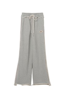Side Stripe Jersey Track Pants - Gray (TD-26AW-PT54)