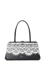 white lace veil leather handbag - One Color (TD-26AW-BG54)