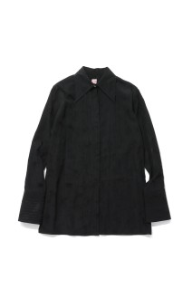 ROSE JACQUARD SHIRT - BLACK (FTC264-0106B)