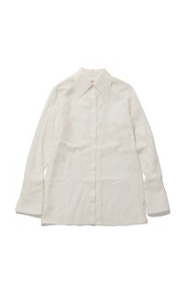 ROSE JACQUARD SHIRT - WHITE (FTC264-0106B)