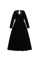 VEROUR SWEETHEART MAXI DRESS - BLACK (FTC264-0410A)