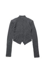yak arc cardigan - gray (M269CD02)