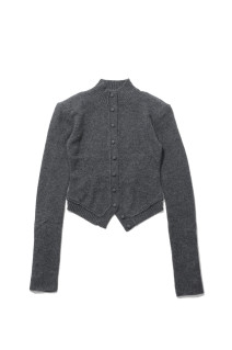 yak arc cardigan - gray (M269CD02)