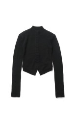 yak arc cardigan - black (M269CD02)