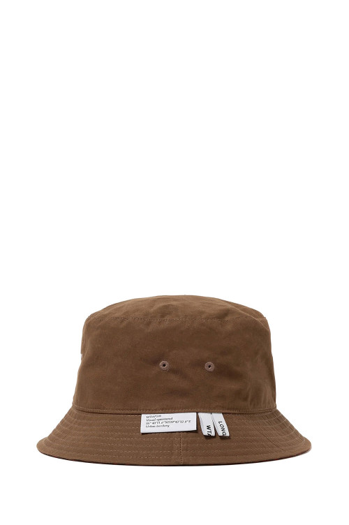 BUCKET 01 / HAT / COTTON. WEATHER / BROWN (262HCDT-HT12