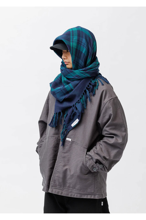 WRAP / SCARF / COTTON / GREEN (262BXDT-AC02) | セレクトショップ