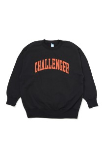 COLLEGE C/N SWEAT / BLACK (CLG-SW 026-007)
