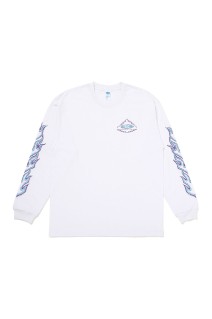 L/S FLAME TEE / WHITE (CLG-TS 026-028)