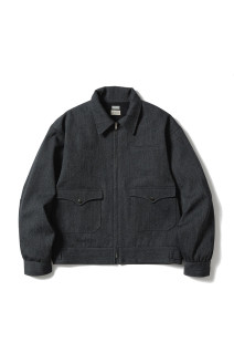WHIPCORD WORK JACKET - CHARCOAL (701-262009)