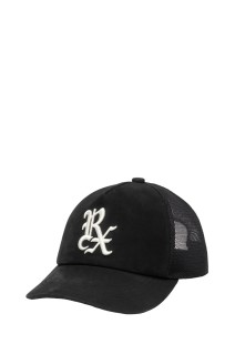 Silkey Nubuck 5 Panel Mesh Cap - BLACK (ABCAW26GD05-1)
