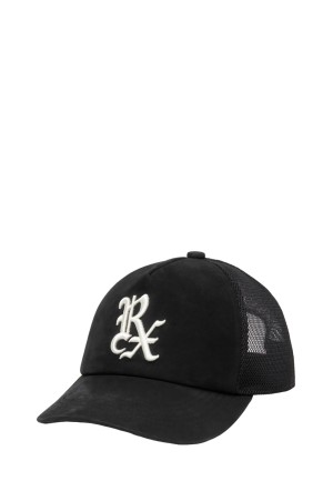 Silkey Nubuck 5 Panel Mesh Cap - BLACK (ABCAW26GD05-1)