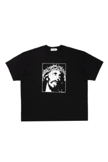 Print S/S Tee - JESUS - Black (CTE-26S355)