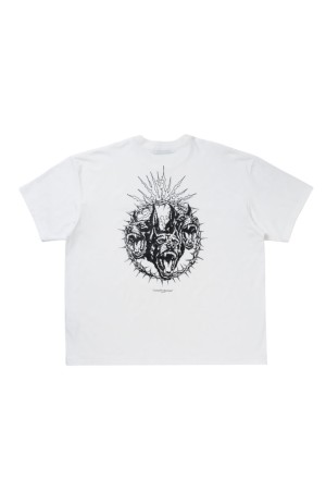 Print S/S Tee - PITBULL - White (CTE-26S357)