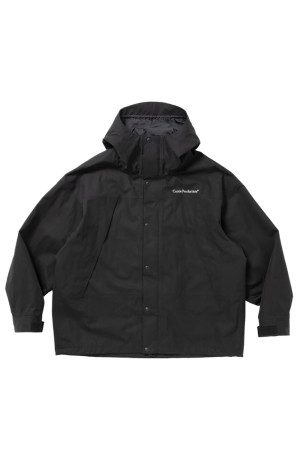 2 Layer N/C Twill Hooded Jacket - Black (CTE-26A205)