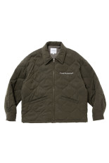 Cu/Ny Satin Vietnam Liner Jacket - Olive (CTE-26A207)