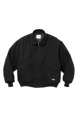 Nidom Cotton Duck Flight Jacket - Black (CTE-26A213)