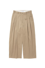 Cotton Twil 2 Tuck Trousers - Beige (CTE-26A108)